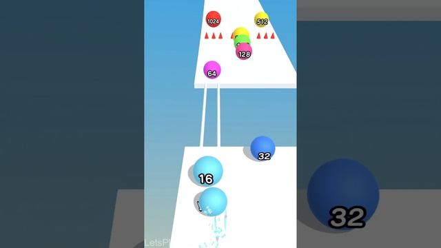 Ball Run 2048 Real Merge ! All Levels Gameplay (2424-2435) Android,ios