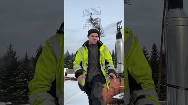 Ремонт кирпичного дымохода. Трещины на дымоходе? Решение! Трубочист Alex. смотреть онлайн