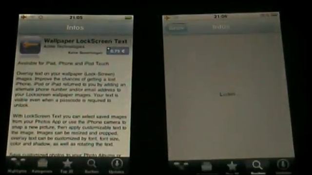 iPhone 3Gs vs. iPod touch 3G mit iOS 4 смотреть онлайн
