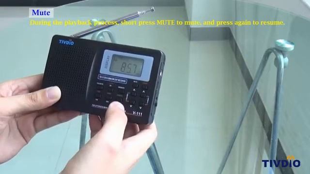 Retekess(Tivdio) Portable Radio AM/FM/Shortwave Transistor Radio смотреть онлайн