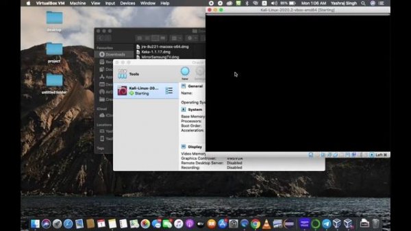 How to install kali linux on mac using virtual box