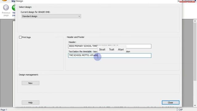 ASc Timetables Part 6 | How To Change The Design, Analyze And Print Timetables In ASc Timetables