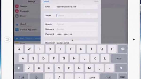 Adding a gmail account to apple mobile device