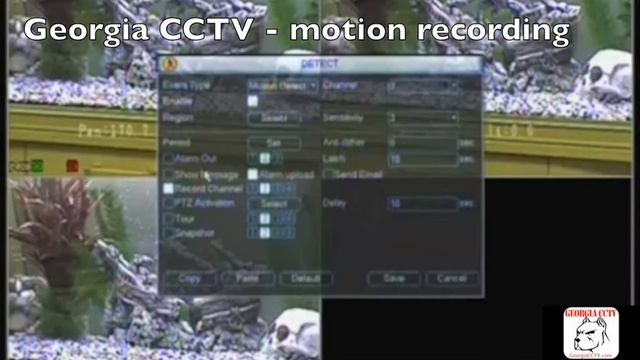 Georgia CCTV - Turn on motion Detection смотреть онлайн