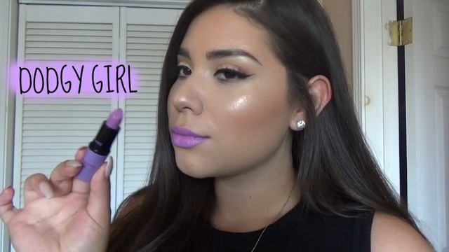 MY MAC LIPSTICK COLLECTION | LIP SWATCHES смотреть онлайн
