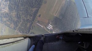 Прыжок с парашютом от первого лица/Parachute jump from the first person
