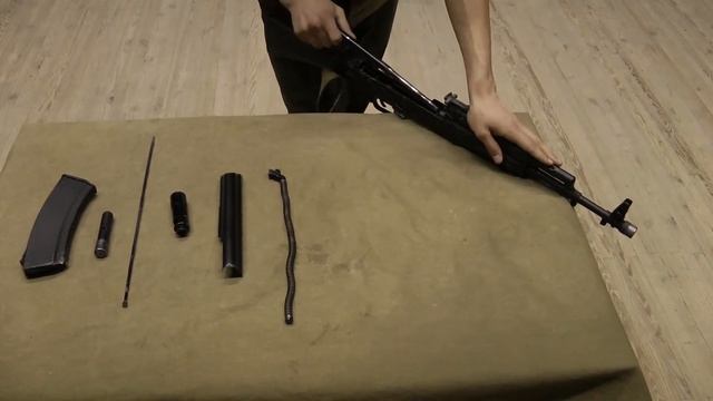 "Разборка и сборка автомата АК-74" (с комментариями) смотреть онлайн