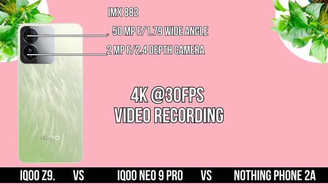 IQOO Z9 Vs Iqoo Neo 9 Pro Vs Nothing Phone 2a