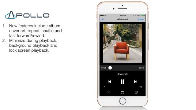 Music Player iOS смотреть онлайн