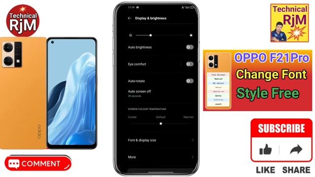 How To Change Font Style OPPO F21 Pro How To Download Font Style OPPO F21 Pro font style смотреть онлайн