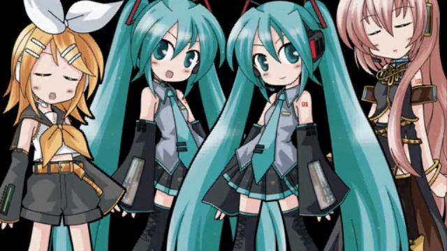 【Test】Bad Apple Miku Rin Luka смотреть онлайн