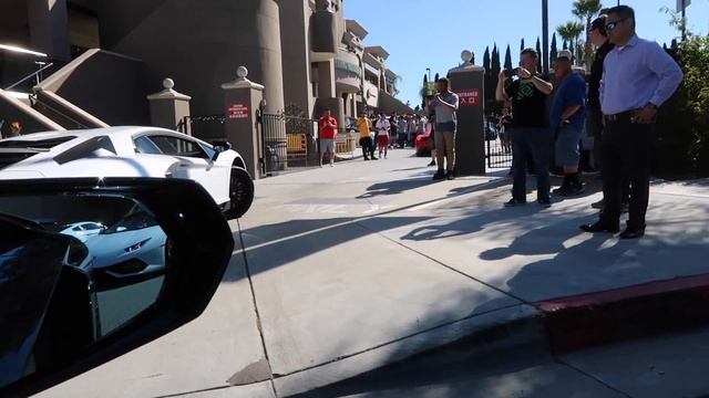 SAMMY THE LAMBORGHINI SV ROADSTER GOES TO CARS & CHRONOS! смотреть онлайн