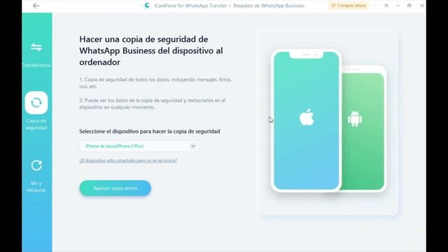 3 formas gratuitas: Cómo restaurar copia de seguridad WhatsApp Business en iPhone/Android 2021 смотреть онлайн