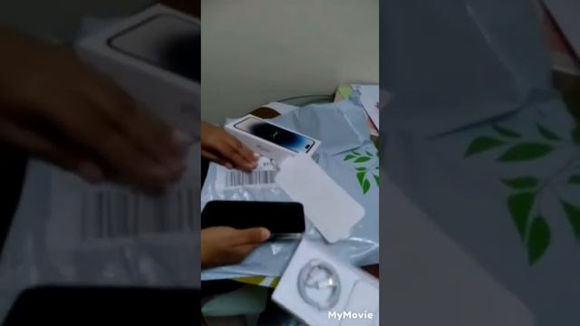 iPhone 14 pro max silver unboxing 🙂 смотреть онлайн