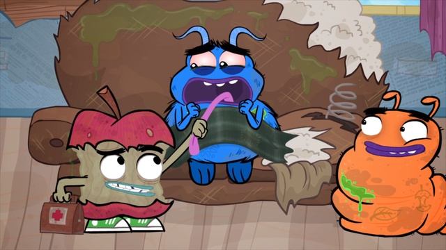 Trash Pack Cartoon - Episode12 ''Apple A Day'' смотреть онлайн