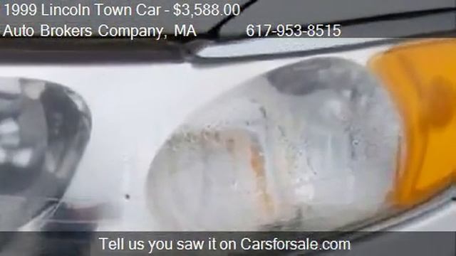 1999 Lincoln Town Car Executive - for sale in Somerville, MA смотреть онлайн