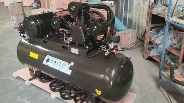 ปั๊มลม Disen Air Compressor 300 L 10 hp 10 bars 380 v. โทร. 091-0529565 смотреть онлайн