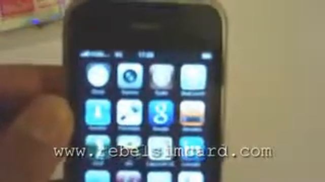 UNLOCK IPHONE 3G 2 2 1 REBEL NO CUT SIM CARD 3G DATA UNLOCKED смотреть онлайн