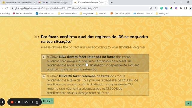 How to Apply Glovo ID in Portugal 2023 | Step by Step Process | With & Without TRC смотреть онлайн
