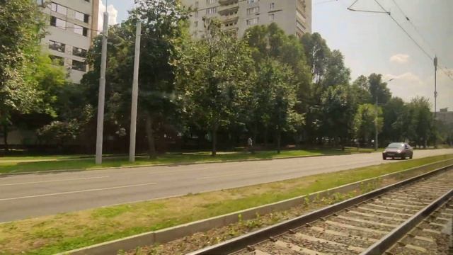 Трамвай №1 Москва 17 07 2021 71-931М Витязь-М Moscow Tram 1