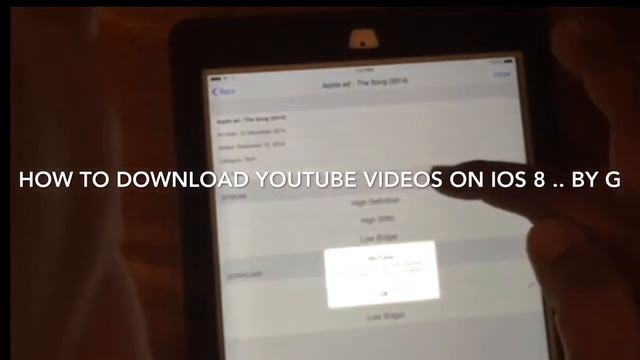 How to download YouTube video on iOS 8 to 8.4 ipho смотреть онлайн