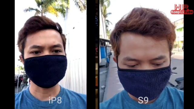 Tanding Camera iPhone 8 vs Galaxy S9 смотреть онлайн