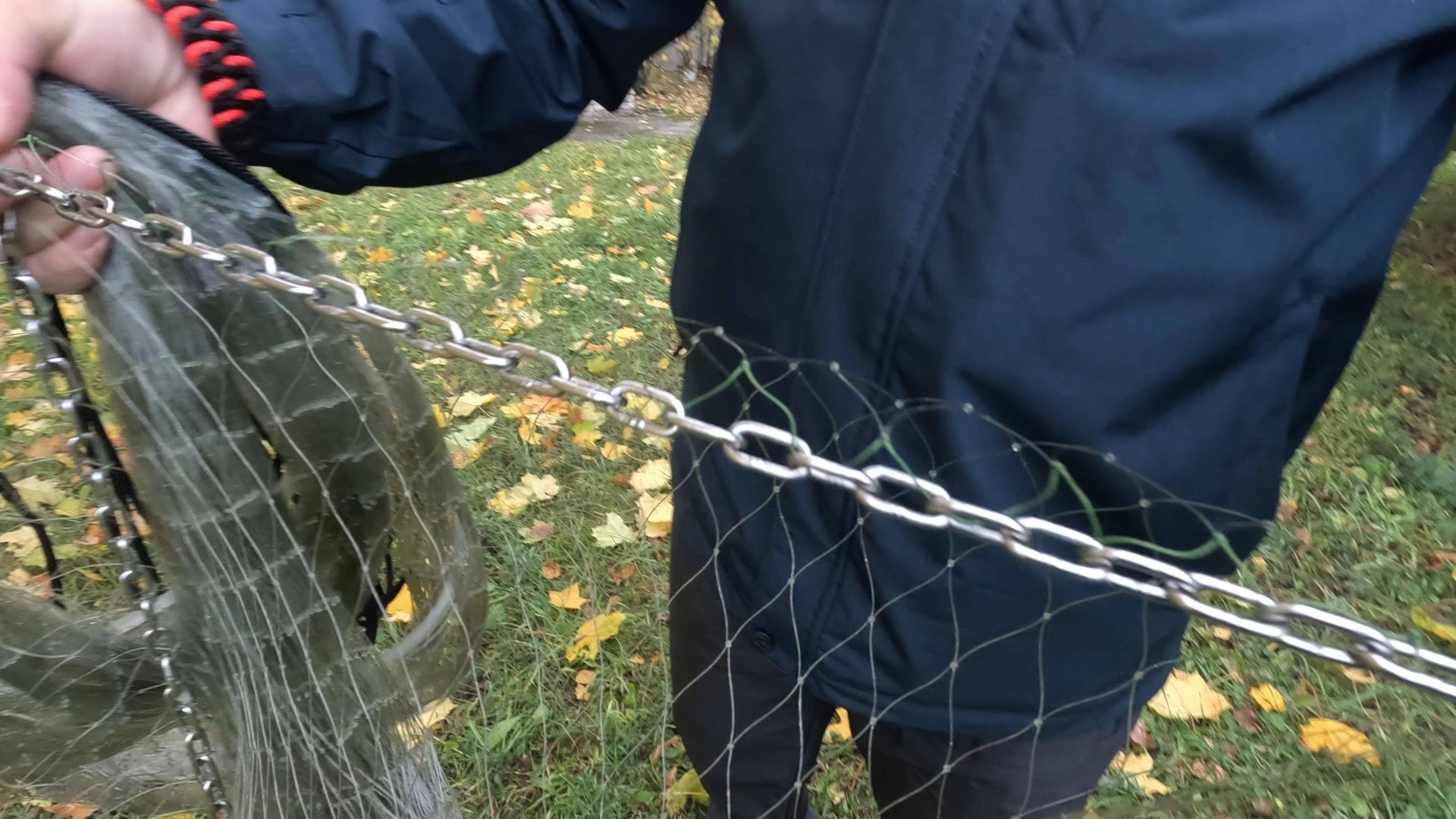 Кастинговая сеть 5.5 метров на нержавеющей цепи смотреть онлайн