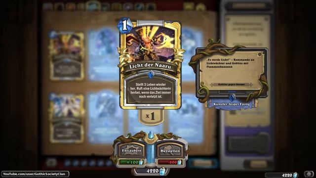 [HS] [Golden Cards] - [Goblins gegen Gnome] - Licht der Naaru | Light of the Naaru смотреть онлайн