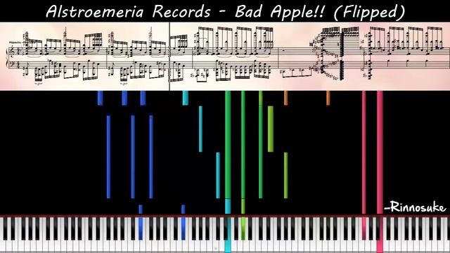[Black MIDI] Bad Apple!! Flipped | 31k notes смотреть онлайн