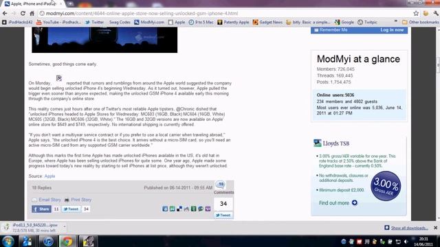 Apple Online Store Now Selling Unlocked GSM iPhone 4's смотреть онлайн