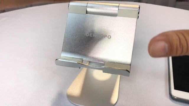 360° Rotatable Aluminum Alloy Desktop Tablet Stand Review смотреть онлайн