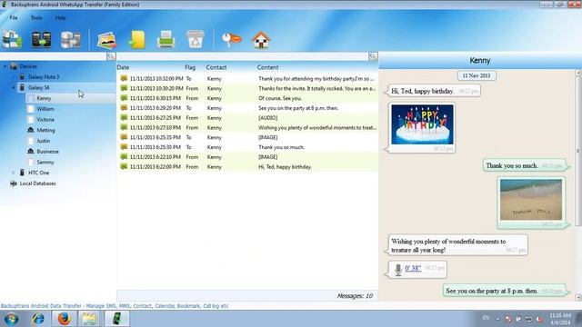 Transfer WhatsApp Messages between different Android Phones смотреть онлайн