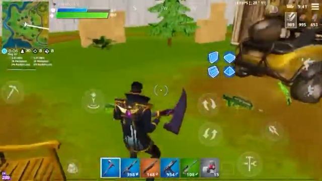 14 kill solo - iPhone 7 (4.7 inch) Fortnite Mobile gameplay смотреть онлайн