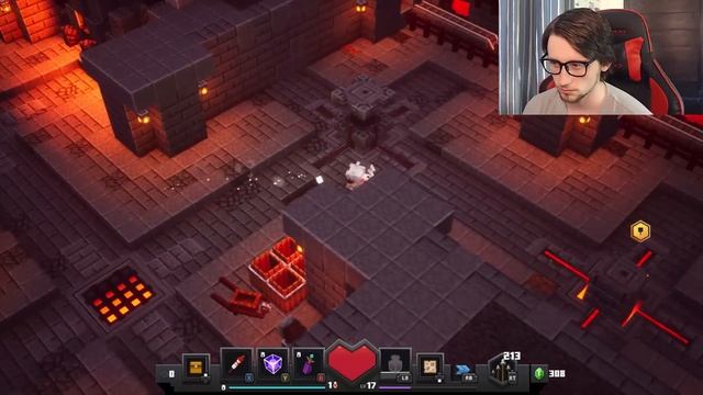 I tried to make Thor's Hammer in Minecraft Dungeons смотреть онлайн