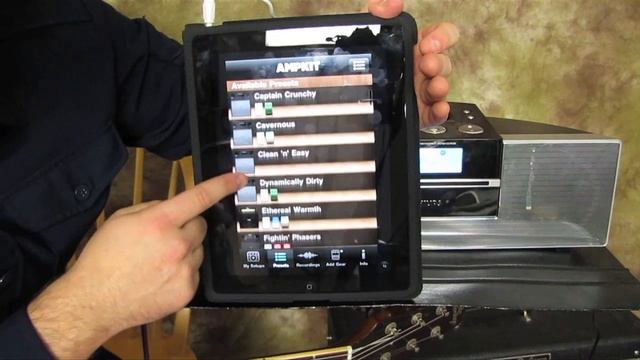 Plug your guitar into your iphone or ipad - AmpKit - Music Apps смотреть онлайн