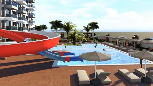 Апартаменты в новом жилом комплексе Ses Marine Residence в районе Газипаша от застройщика смотреть онлайн