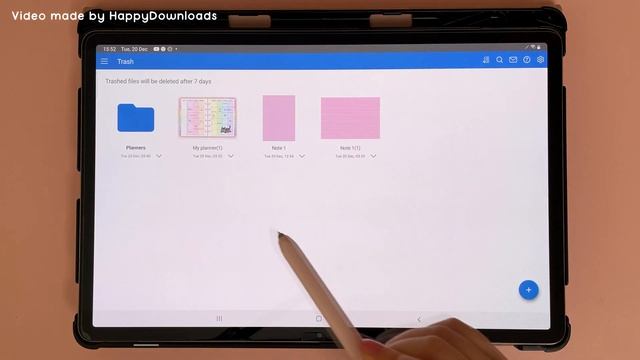 How to delete & restore files | Penly app tutorial смотреть онлайн
