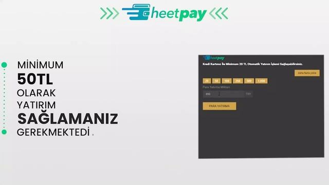 PAPARA SANAL KART İLE MİNİMUM 50₺ YATIRIM İMKANI! HEETPAY смотреть онлайн