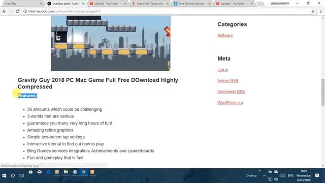 Gravity Guy 2018 PC Mac Game Full Free DOwnload Highly Compressed смотреть онлайн