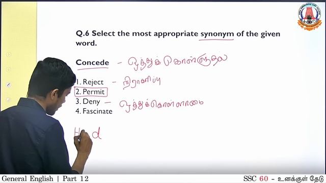 SSC MTS | Day - 22 | PART - 12 | GENERAL ENGLISH | Thiru. Parthasarathy смотреть онлайн