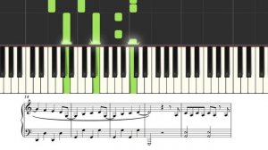 Король и Шут Лесник - как играть на пианино | сложный вариант