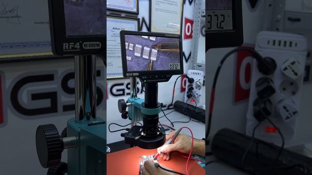 Электронный микроскоп со встроенным мультиметром RF4 RF 50M смотреть онлайн