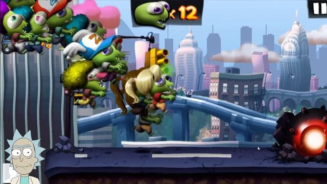 ZOMBIE TSUNAMI - Gameplay Walkthrough (iOS, Android) - Máy Bay Bắn Hạ Xe Quái Vật Zombie Khổng Lồ смотреть онлайн