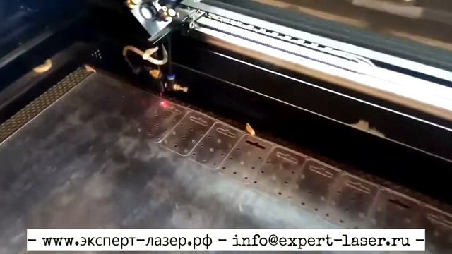 Резка ПЭТ 0,75 мм на лазерном станке Expert E9060S 80-90 Вт. Видео от нашего покупателя. смотреть онлайн