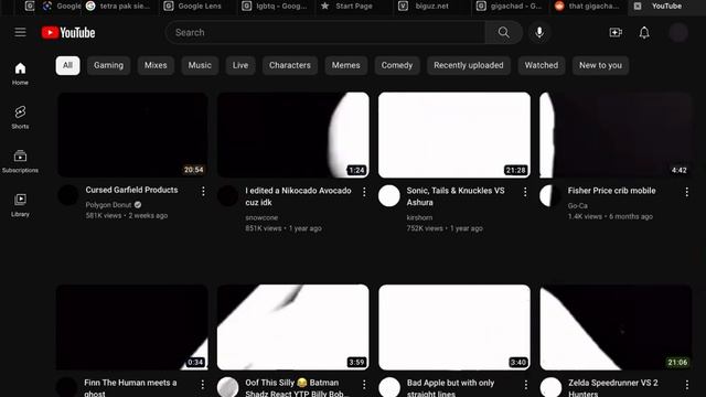 Bad Apple!! But it’s being played on YouTube homepage in iPad safari смотреть онлайн