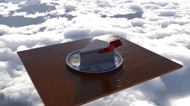 Book. Table. Sky (Cinema4D. Red shift) смотреть онлайн