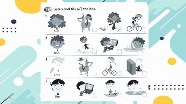 Super Minds WORKBOOK - Unit 5 Free time page 59 with answers