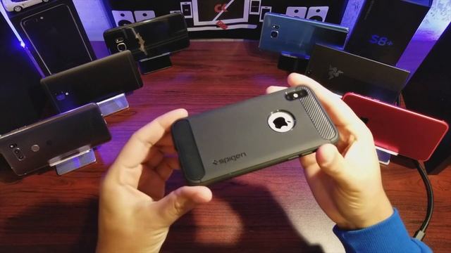 Spigen Rugged Armor for iPhone X смотреть онлайн