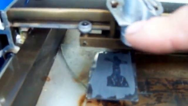 Гравировка металла при помощи пасты Laser engraving metal stainless steel смотреть онлайн