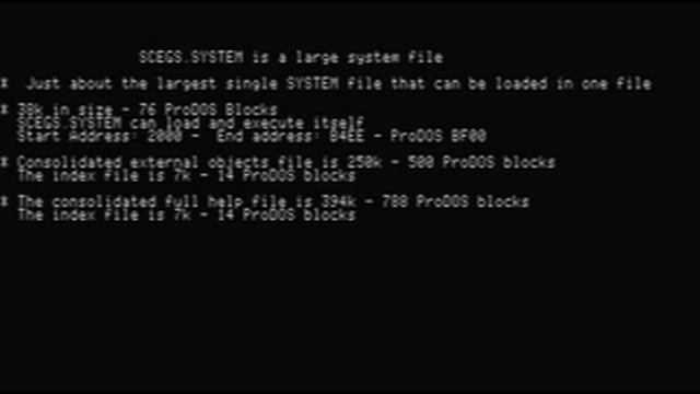 Apple IIe IIc IIgs scegs.system part 1 смотреть онлайн